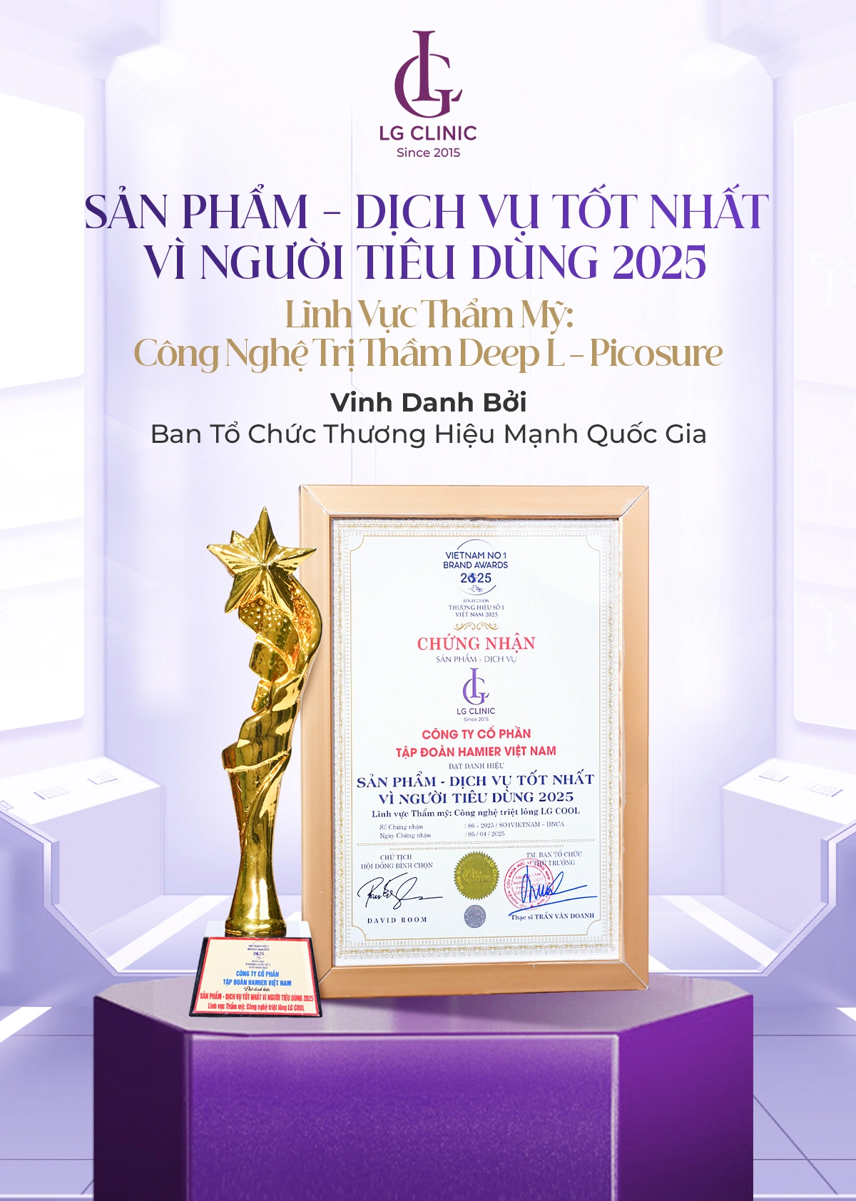sản phẩm - dịch vụ tốt nhất vì người tiêu dùng 2025