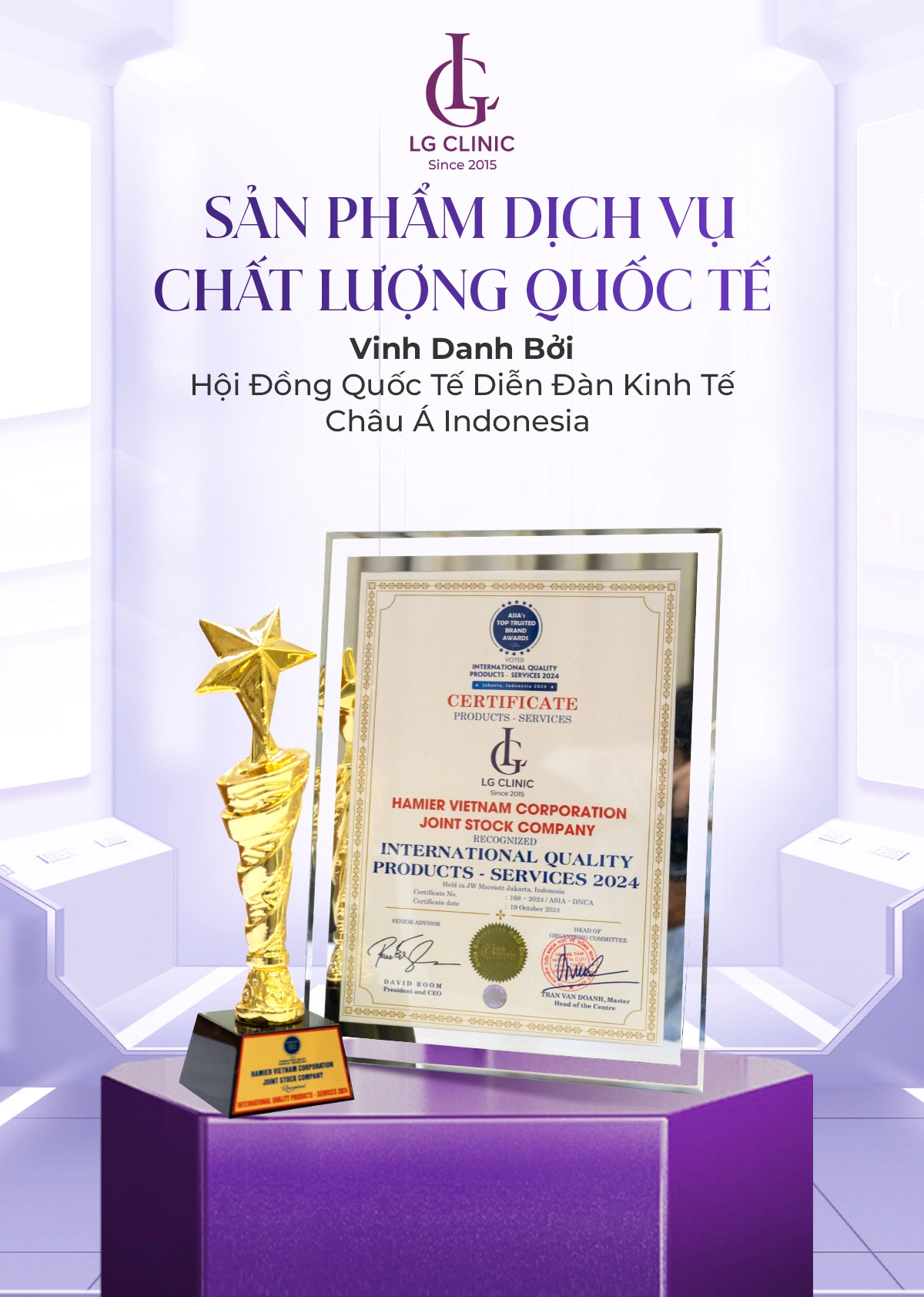 sản phẩm dịch vụ chất lượng quốc tế