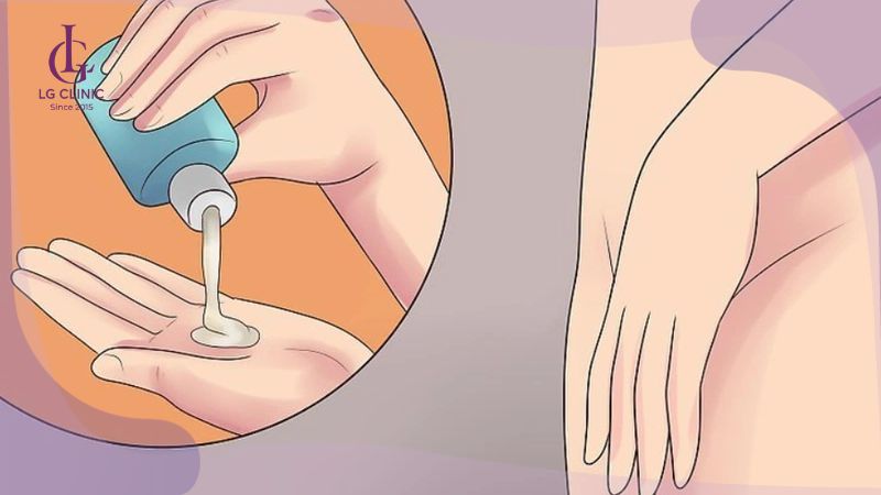 cách bôi kem dưỡng ẩm sau khi wax lông vùng kín