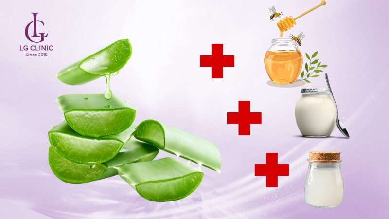 Công thức cách làm nha đam đắp mặt không bị ngứa