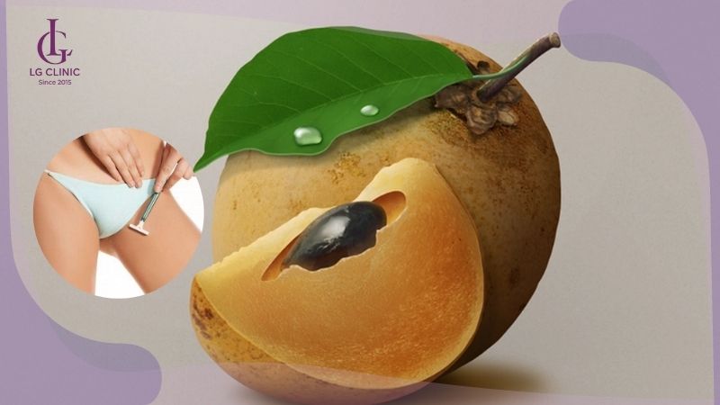 cách làm rụng lông vùng kín tự nhiên bằng quả hồng xiêm