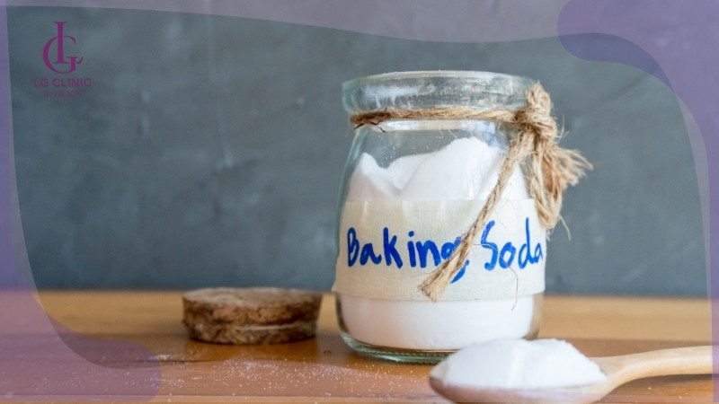 cách làm trắng da bằng baking soda