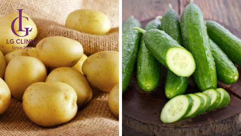 Dưa chuột và khoai tây