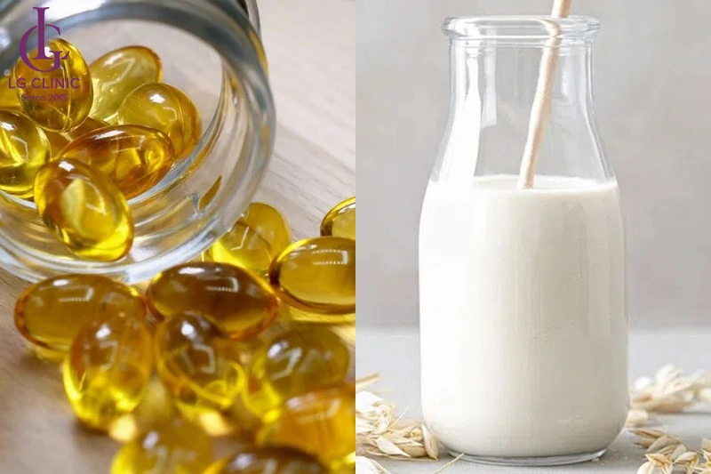 Vitamin E và sữa tươi