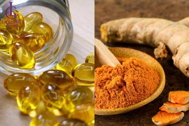 Vitamin E và tinh bột nghệ