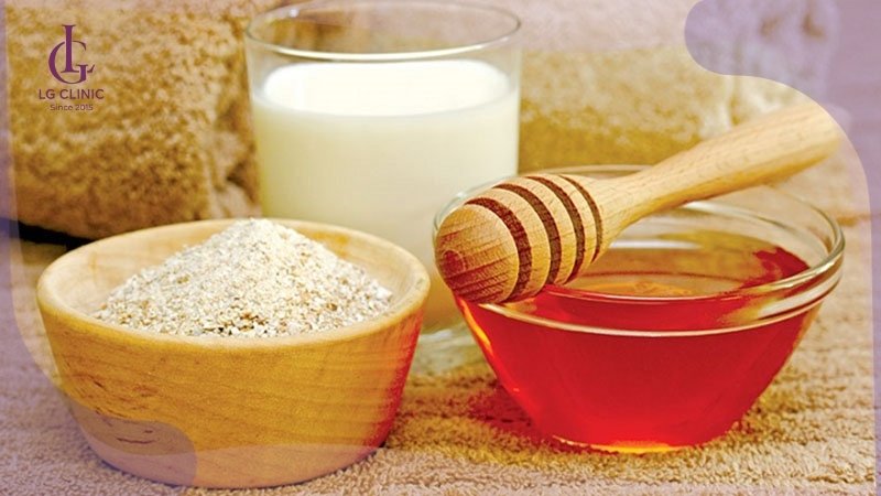 cách tắm trắng bằng bột yến mạch và mật ong