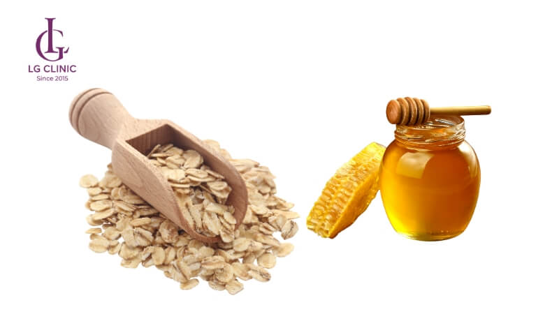 Yến mạch và mật ong