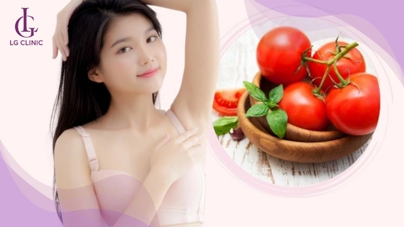 cách triệt lông nách bằng cà chua