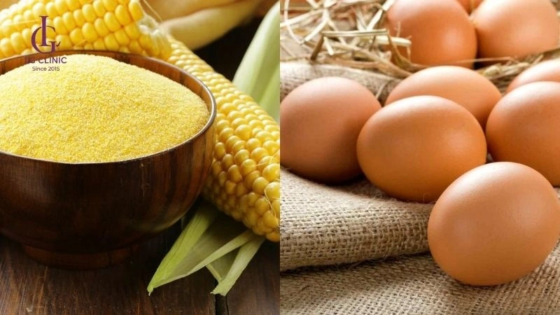 cách triệt lông nách bằng trứng gà và bột ngô