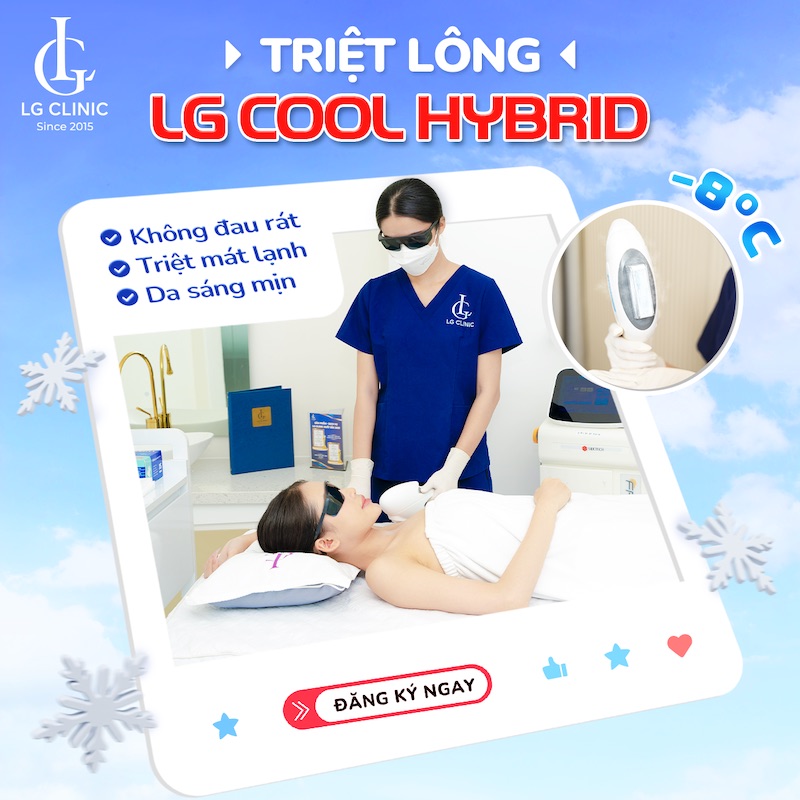 công nghệ triệt lông LG Cool Hybrid tại LG Clinic