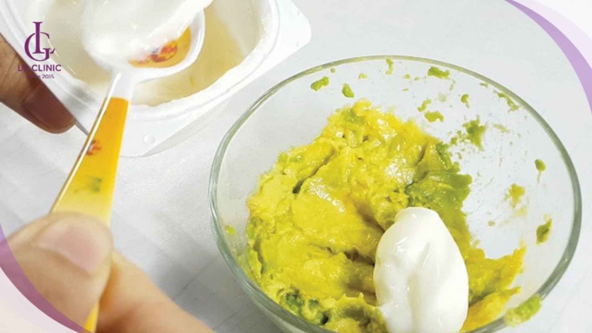 Cách làm trắng da bằng sữa chua và bơ