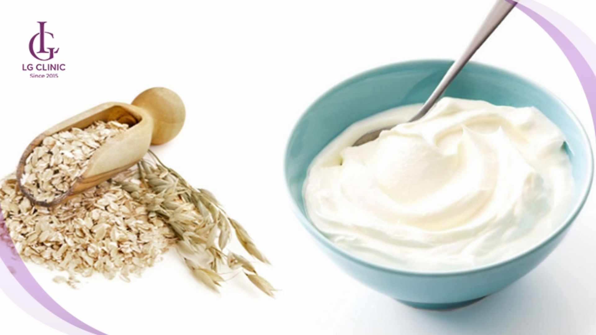 Tẩy tế bào chết bằng sữa chua và bột yến mạch sạch sâu tại nhà