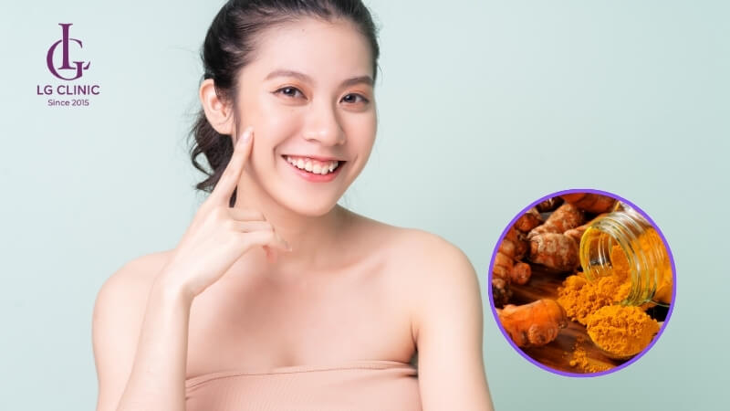 Làm trắng da toàn thân sau sinh bằng nghệ tươi giúp da sáng mịn và đều màu tự nhiên.