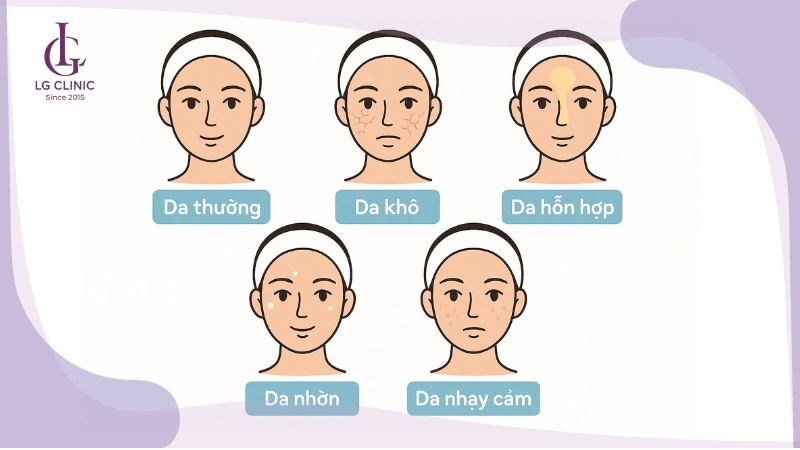 loại da ảnh hưởng đến kết quả tắm trắng bằng bột đậu đỏ
