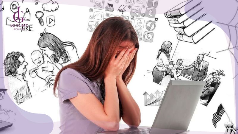 rối loạn nội tiết tố nữ có thể gây ra lông rậm ở vùng kín