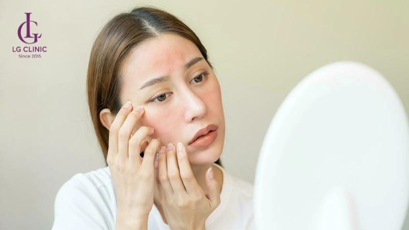 không sờ và gãi sau khi trị thâm