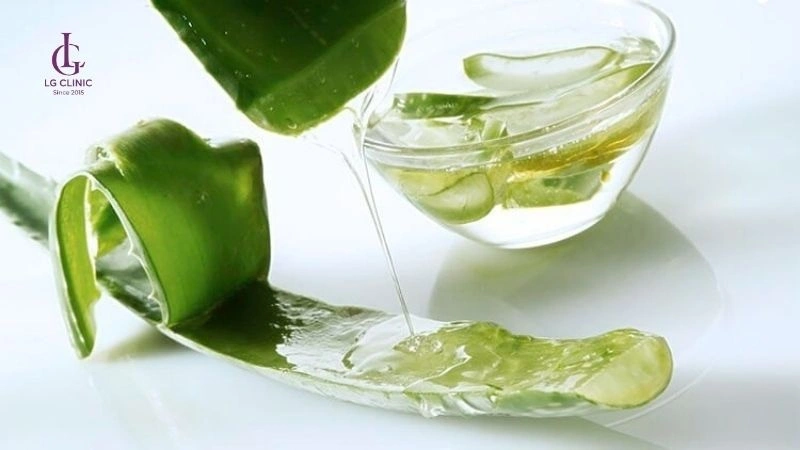 sau khi cao lông vùng kín nên bôi gel nha đam