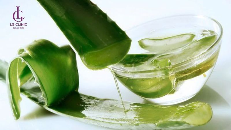 sử dụng gel lô hội giảm ngứa sau khi tỉa lông