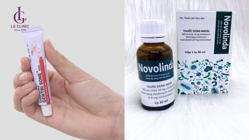 sử dụng thuốc trị viêm nang lông