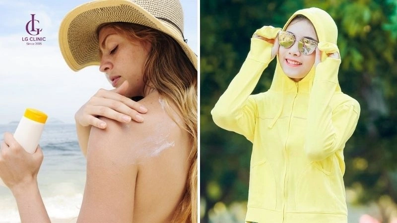 Cần chống nắng kỹ càng sau khi tắm trắng đu đủ