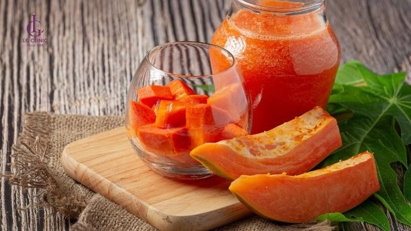 Tắm trắng bằng đu đủ chín