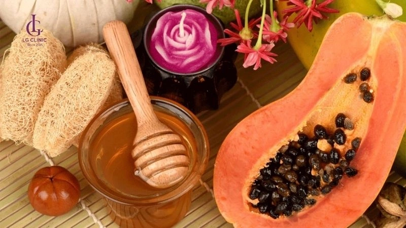Đu đủ và mật ong