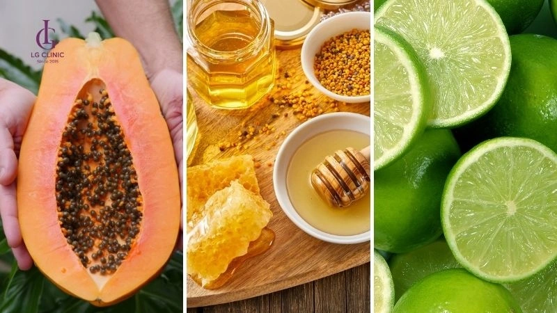 Đu đủ mật ong và chanh tươi