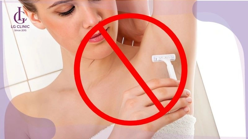 tránh cọ xát tại vùng bị viêm nang lông nách