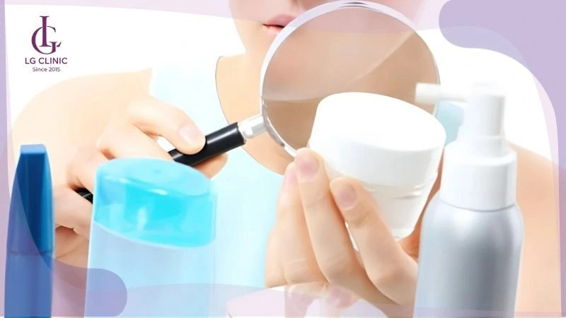tránh dùng các sản phẩm dễ gây kích ứng sau các buổi triệt lông