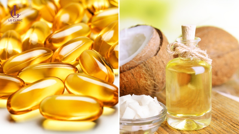 vitamin E và dầu dừa