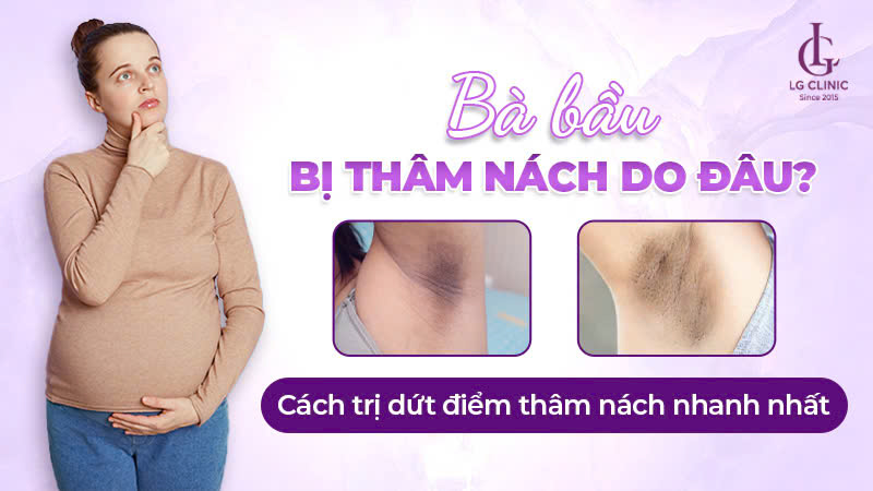 cách trị thâm nách cho bà bầu