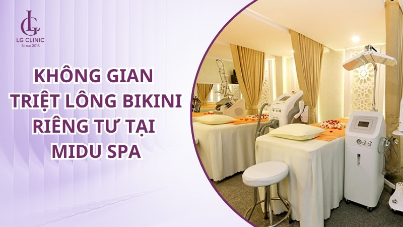 địa chỉ spa triệt lông bikini uy tín tphcm tại Midu Spa