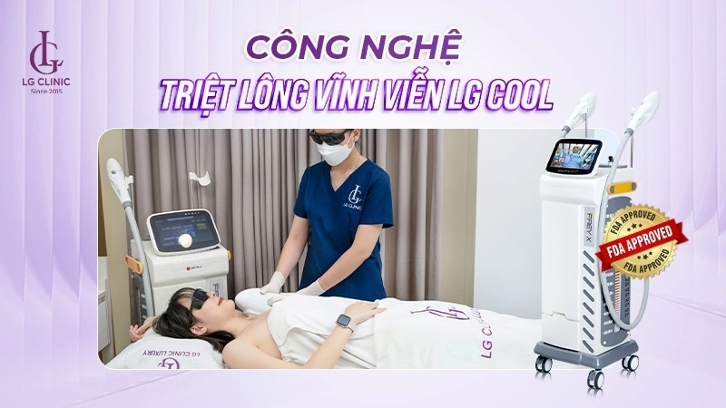 triệt lông nách bằng công nghệ lg cool tuổi dậy thì