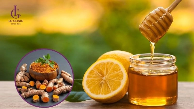 triệt lông nách bằng mật ong chanh và nghệ