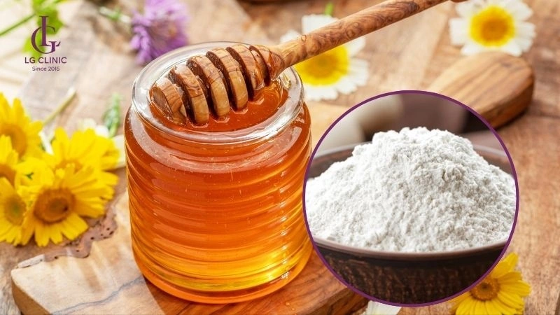 triệt lông nách bằng mật ong và bột mì