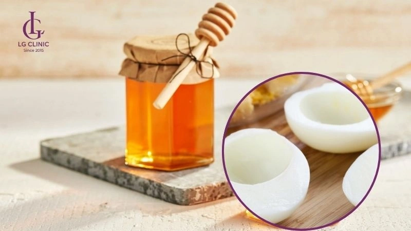 triệt lông nách bằng mật ong và lòng trắng trứng