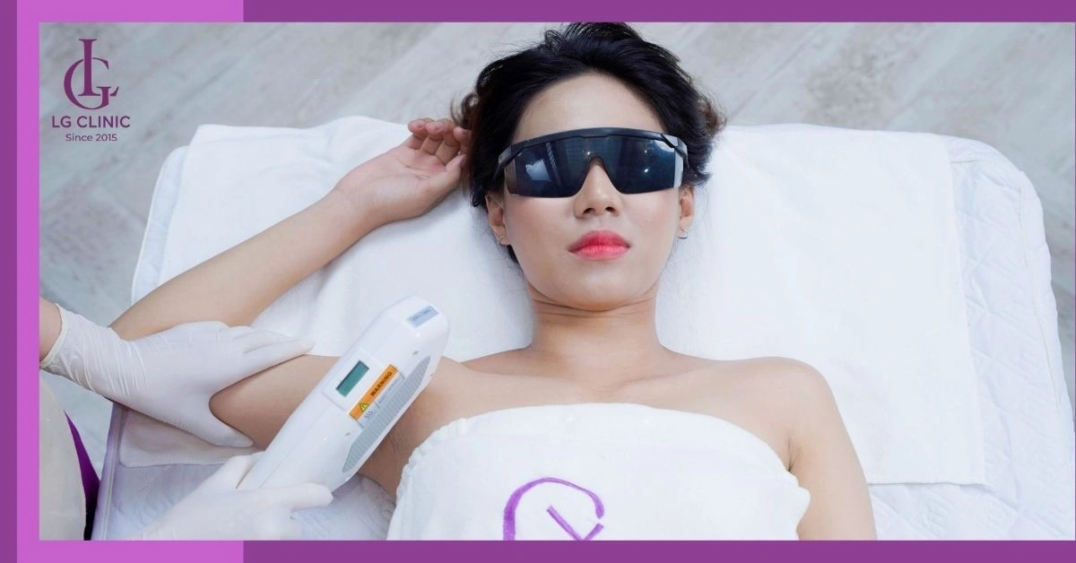 triệt lông nách tại spa