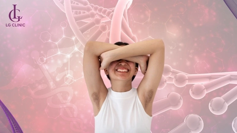 tuổi dậy thì có sự gia tăng của các hormone khiến lông mọc nhiều hơn