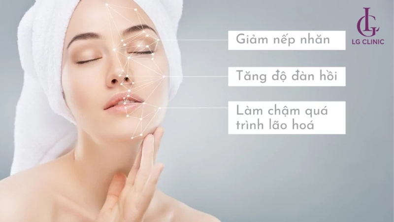 Uống collagen có trắng da không? Collagen là protein chính giúp da đàn hồi và sáng mịn.