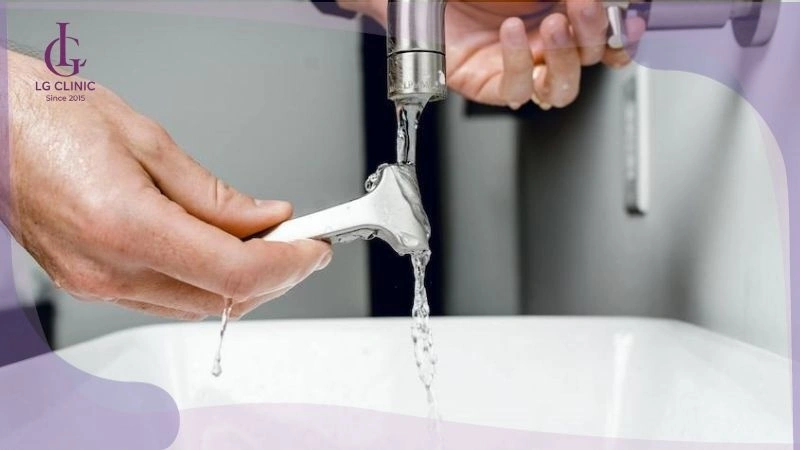 vệ sinh dao cạo lông nách sạch sẽ