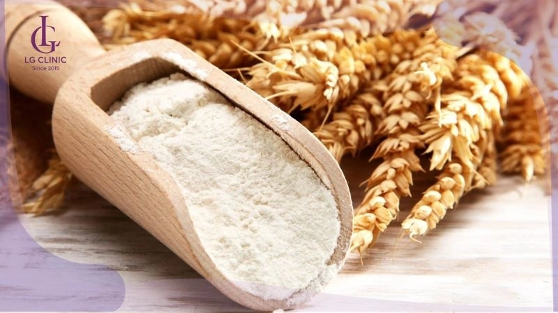 wax lông nách bằng bột yến mạch