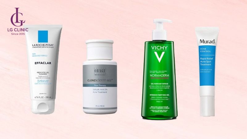 sản phẩm chứa hoạt chất Salicylic Acid