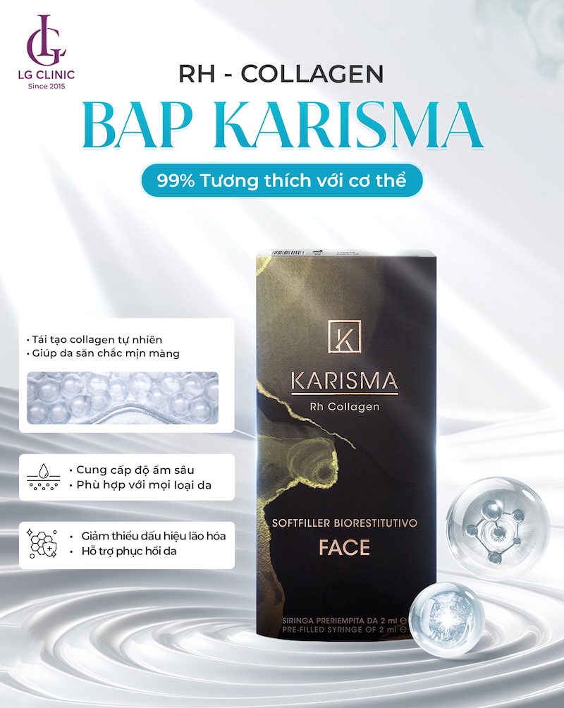 Karisma Rh Collagen là sản phẩm trẻ hoá da sinh học đến từ Ý