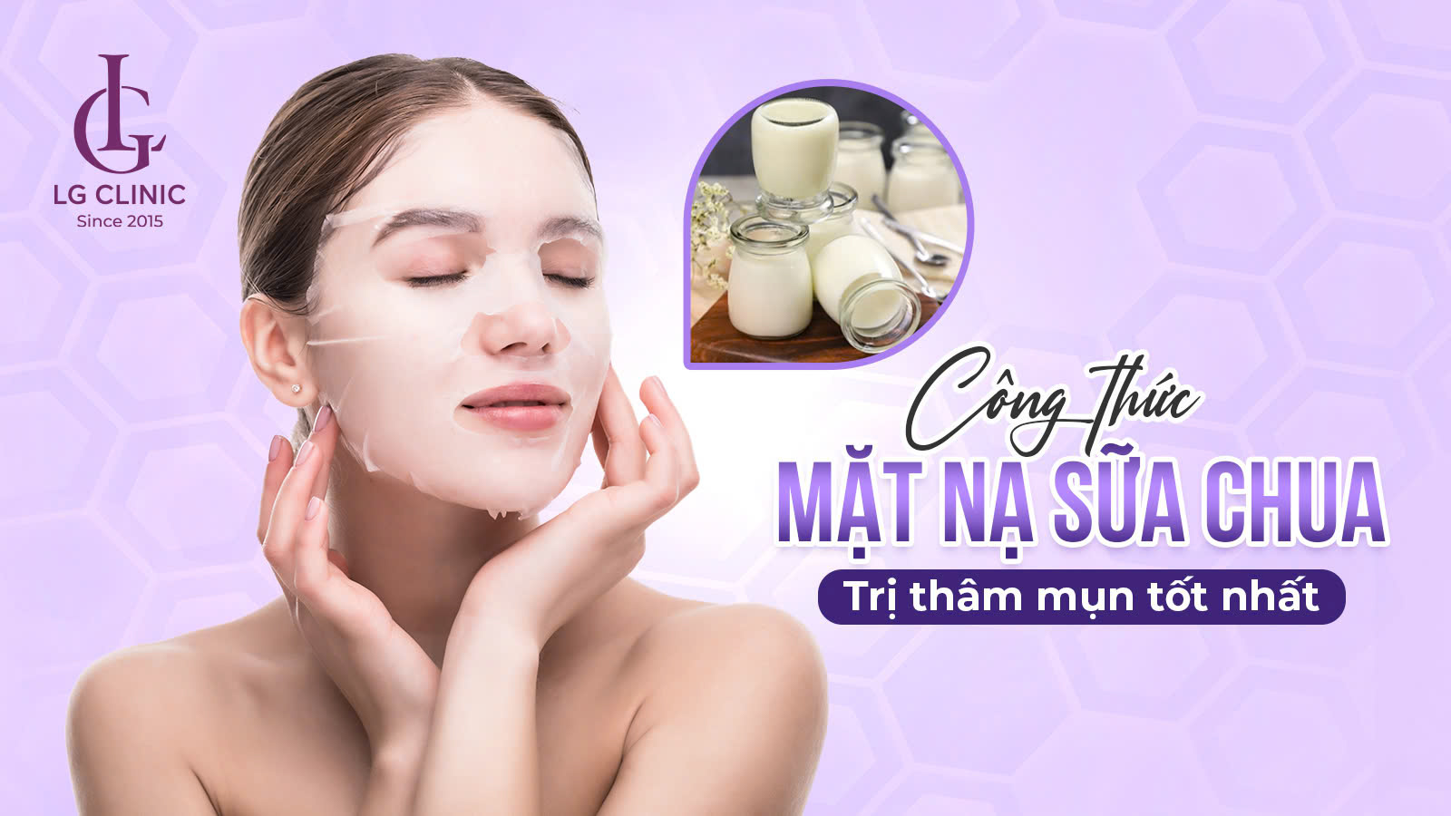 cách trị thâm mụn bằng sữa chua không đường
