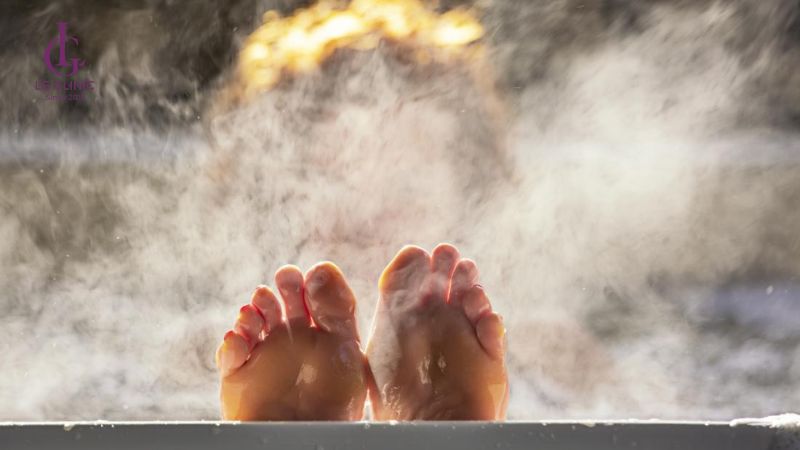 sau khi triệt lông không tắm nước nóng