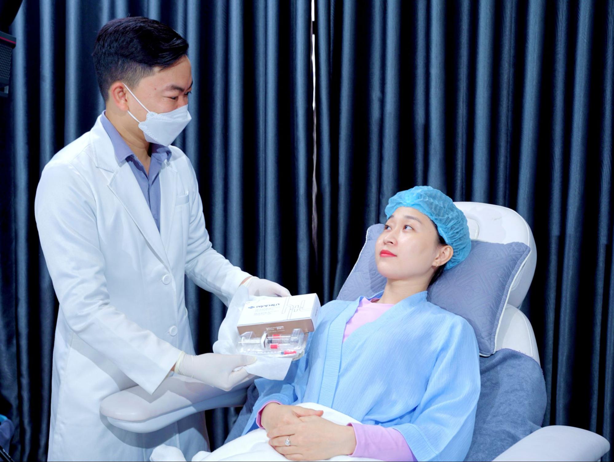 Quy trình tiêm BAP 5 điểm tại LG Clinic