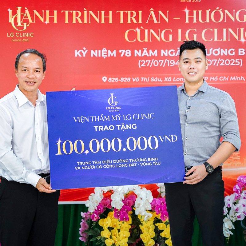 LG Clinic trao 200 triệu đồng tri ân những thương bệnh binh nhân Ngày Thương binh – Liệt sĩ 27/7