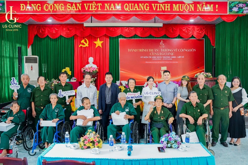 LG Clinic trao 200 triệu đồng tri ân những thương bệnh binh nhân Ngày Thương binh – Liệt sĩ 27/7