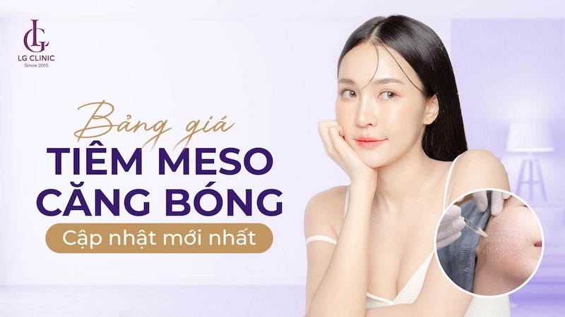 bảng giá tiêm meso căng bóng da