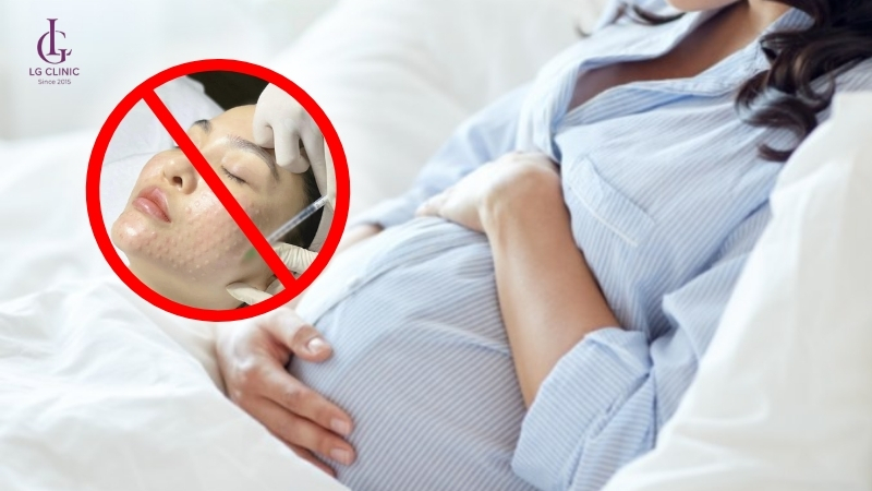 không tiêm meso khi đang mang thai